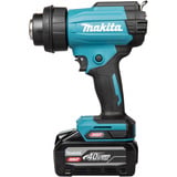 Makita Soffiatore ad aria calda a batteria HG001GZ01 XGT, 40 Volt, Soffiatore d'aria calda blu/Nero