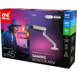 One for all Braccio universale per monitor da gioco singolo, Base per monitor bianco