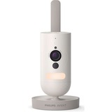 Philips Connected SCD921/26 Baby monitor connesso, Babyphone bianco, 1920 x 1080 Pixel, 400 m, Android, iOS, Wi-Fi, 2.4 GHz, Macchina fotografica