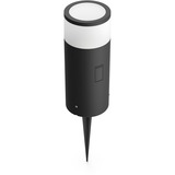 Philips Hue Piedistallo Calla per esterni, Luce LED Nero, Philips Hue White and Color ambiance Piedistallo Calla per esterni, Illuminazione su base/asta intelligente, Bluetooth/Zigbee, Nero, LED, Alluminio, Lampadina/e non sostituibile/i