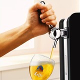 Philips PerfectDraft Sistema domestico di erogazione della birra Serie 7000, Erogatore di birra Nero/Argento, 6 L, Erogatore di birra alla spina, Hoegaarden, Leffe, 1,5 bar, Plastica, 1,1 m
