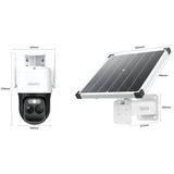 Reolink TrackMix Series G790 con Solar Panel Plus, Telecamera di sorveglianza bianco/Nero