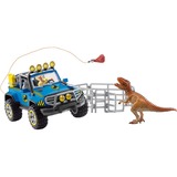 Schleich Dinosaurs Fuoristrada con avamposto per dinosauri, Gioco figura Dinosaurs and volcano, Research station, 4 anno/i, Multicolore, Plastica