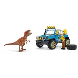 Schleich Dinosaurs Fuoristrada con avamposto per dinosauri, Gioco figura Dinosaurs and volcano, Research station, 4 anno/i, Multicolore, Plastica