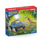 Schleich Dinosaurs Fuoristrada con avamposto per dinosauri, Gioco figura Dinosaurs and volcano, Research station, 4 anno/i, Multicolore, Plastica