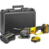 Stanley Smerigliatrice angolare a batteria, 18 Volt Nero/Giallo
