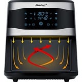 Steba Friggitrice ad aria calda HF 8000 Family accaio/Nero