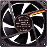 Xilence XPF80.W Case per computer Ventilatore 8 cm Nero, Ventola Nero, Ventilatore, 8 cm, 1800 Giri/min, 20 dB, 21,8 pdc/min, Nero