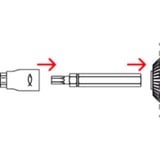 fischer Attrezzo di inserimento + bit, per vite di regolazione FAFS, Bit  