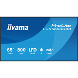 iiyama LH6566UHSB-B1AG, Public Display Nero (opaco)