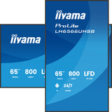 iiyama LH6566UHSB-B1AG, Public Display Nero (opaco)