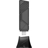 ASUS ROG USB-BE92 Wifi 7 BE6500 Tri-Band USB Adapter WLAN 6500 Mbit/s, Scheda di rete antracite, Wireless, USB, WLAN, Wi-Fi 7 (802.11be), 6500 Mbit/s, Nero