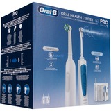 Braun Idropulsore Health Center, Cura orale bianco, Adulto, Spazzolino rotante-oscillante, Blu, Bianco, 2 min, 30 sec, Bianco, Rotondo
