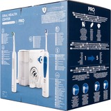 Braun Idropulsore Health Center, Cura orale bianco, Adulto, Spazzolino rotante-oscillante, Blu, Bianco, 2 min, 30 sec, Bianco, Rotondo