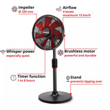 EINHELL GE-CF 18/320 P Li-Solo, Ventilatore Nero/Rosso