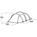 Easy Camp Tenda tunnel Hemsedal 3 verde oliva