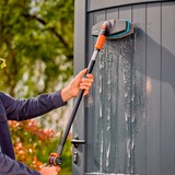 GARDENA Spazzola con manico Cleansystem soft, Spazzole di lavaggio grigio/Turchese