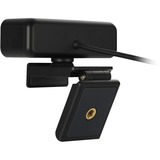 Kensington Webcam con autofocus W2000 1080p Nero, MIL-STD-810H Method 504.3 Contamination by Fluids, 154 mm, 163 mm, 76 mm, 300 g, 2,29 kg