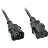 Lindy Cavo di prolunga IEC C14 a IEC C13 Nero