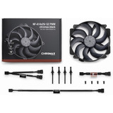 Noctua NF-A14x25r G2 PWM chromax.black, Ventola Nero