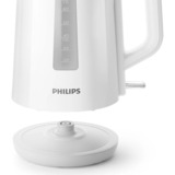 Philips Serie 3000 Bollitore in plastica HD9318/00 bianco, 1,7 L, 2020 W, Plastica, Indicatore del livello dell'acqua, Senza filo, Filtro