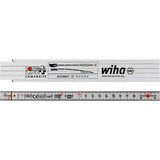 Wiha Metro pieghevole Longlife Plus Composite, 2 metri, Benchmark bianco