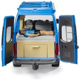 bruder MB Sprinter Camper con conducente, Veicolo modello blu