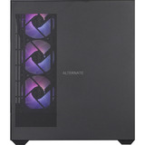 ALTERNATE Custom PC Series • Red Thunder Elements, PC Gaming Nero/trasparente