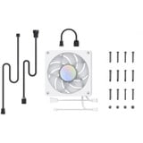 Alphacool Apex Stealth Metallo Aurora 120, Ventola bianco