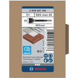Bosch Scalpello piatto PRO SDS-max-5C, 50mm x 400mm 