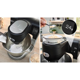Bosch Serie 6 MUMS6ZS17 Macchina da Cucina 1600 W Nero, Inox spazzolato, Robot da cucina Nero/in acciaio inox, Inox spazzolato, 5,5 L, Nero, Acciaio inox, Nero, Brushed stainless steel, Manopola, 3,5 kg, 3,5 kg