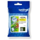 Brother LC-422XLY cartuccia d'inchiostro 1 pz Originale Giallo Giallo, 1 pz, 1500 pagine, Confezione singola