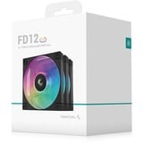 DeepCool FD12 ARGB 120x120x25, Ventola Nero