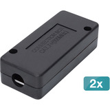Digitus Modulo di collegamento CAT 7, schermato, 2 pezzi, Connessione Nero