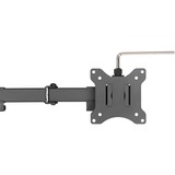 Digitus Supporto monitor universale doppio, Supporto per pavimento Nero (opaco), Libera installazione, 8 kg, 38,1 cm (15"), 81,3 cm (32"), 100 x 100 mm, Nero
