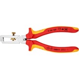 KNIPEX 11 06 160 Arancione, Rosso pinza spellacavi, Pinza stripper 1 cm, 5 mm, Plastica, Arancione, Rosso, 16 cm, 166 g