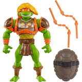 Mattel Origins Turtles Grayskull Michelangelo, Gioco figura 6 anno/i, Multicolore, Plastica