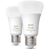 Philips Hue 8719514291317A Soluzioni di illuminazione intelligenti, Lampada a LED Philips Hue White and Color ambiance 8719514291317A, Lampadina intelligente, Bluetooth/Zigbee, Bianco, LED, E27, A60