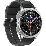 Samsung Galaxy Watch8 Classic 3,3 cm (1.3") AMOLED 46 mm Digitale 438 x 438 Pixel Touch screen Argento Wi-Fi GPS (satellitare), Smartwatch Nero, 3,3 cm (1.3"), AMOLED, Touch screen, 64 GB, GPS (satellitare), 63,5 g