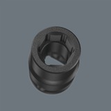 Wera 9607 Barra magnetica per bussole B Impaktor 1 set di bussole 3/8", chiave combinata   Nero/Verde