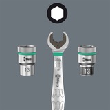 Wera 9607 Barra magnetica per bussole B Impaktor 1 set di bussole 3/8", chiave combinata   Nero/Verde