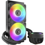 ARCTIC Liquid Freezer III Pro 240 A-RGB Processore Raffreddatore di liquidi tutto in uno 12 cm Nero, Bianco 1 pz, Raffreddamento ad acqua Nero, Raffreddatore di liquidi tutto in uno, 12 cm, 131 m³/h, Nero, Bianco