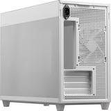 ASUS Prime AP201 MicroATX Mini Tower Bianco, Chassis Tower bianco, Mini Tower, PC, Bianco, micro ATX, Mini-ITX, Gaming, 17 cm