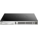 D-Link DGS-3130-54TS/E switch di rete Gestito L3 Gigabit Ethernet (10/100/1000) Grigio, Interruttore Gestito, L3, Gigabit Ethernet (10/100/1000), Montaggio rack