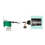 DeLOCK Convertitore 2,5″ U.2 SFF-8639 a M.2 NVMe Nero