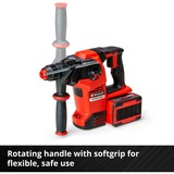 EINHELL Martello perforatore a batteria professionale HEROCCO 36/28, 36Volt (2x18Volt), Trapano a percussione rosso/Nero