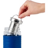 Emsa N20805 420 ml Trasparente, Tazza termica blu/trasparente, Trasparente, Vetro, Silicone, Acciaio inox, Cina, 420 ml, 82 mm