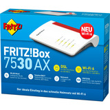 FRITZ! Box 7530 AX Ricondizionato, Router bianco/Rosso