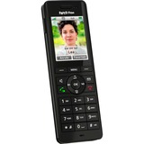 FRITZ! FRITZ!Fon X6, telefono analogico Nero, Fon X6, Telefono DECT, Cornetta wireless, Telefono con vivavoce, 1000 voci, Identificatore di chiamata, Nero