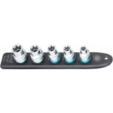 Hazet SmartRail 1/2" set di bussole esagonali esterne, 5 pezzi, chiave combinata   Nero